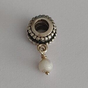 PANDORA Pearl Dangle Charm